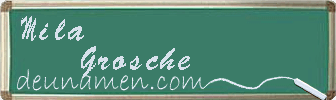 Mila Grosche Visitenkarte